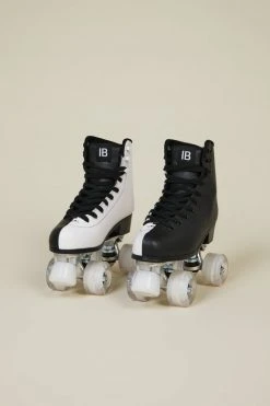 Intentionally Blank IB ROLLER SKATES PARTNER ROLLER SKATE Black White