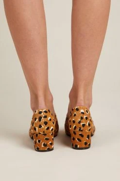 Intentionally Blank PERF-HI HEEL Tan Cheetah SHOES