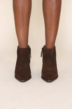 Intentionally Blank SHOES PHANTOM HEELED BOOT Brown 10 Intentionally Blank SHOES PHANTOM HEELED BOOT Brown