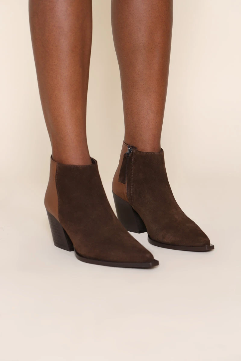 Intentionally Blank SHOES PHANTOM HEELED BOOT Brown 8 Intentionally Blank SHOES PHANTOM HEELED BOOT Brown