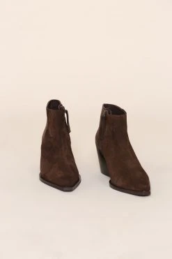 Intentionally Blank SHOES PHANTOM HEELED BOOT Brown