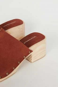 Intentionally Blank PS I LOVE YOU CLOG Chestnut