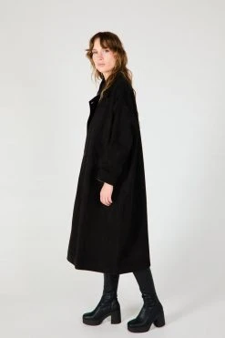 Intentionally Blank PETERS TRENCH BLACK GARMENTS