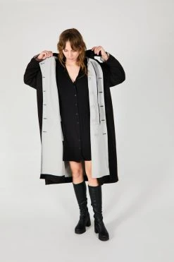 Intentionally Blank PETERS TRENCH BLACK GARMENTS