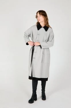 Intentionally Blank PETERS TRENCH BLACK GARMENTS