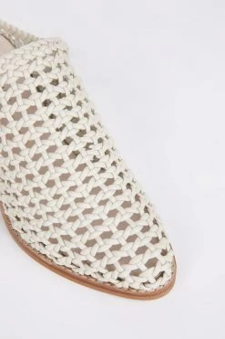 Intentionally Blank CAPS Basket MULE Bone SHOES