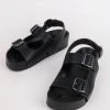 Intentionally Blank EXXY FLATFORM SANDAL Black