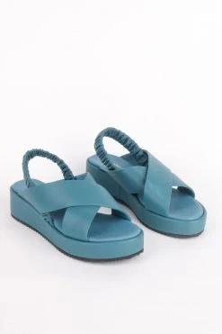 Intentionally Blank STARRY FLATFORM SANDAL Marine