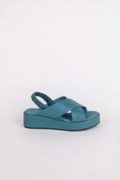 Intentionally Blank STARRY FLATFORM SANDAL Marine