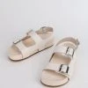 Intentionally Blank NEW SHOES EXXY FLATFORM SANDAL Cream