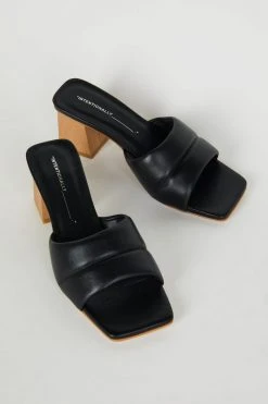 Intentionally Blank TABBI HEEL Black NEW ARRIVALS
