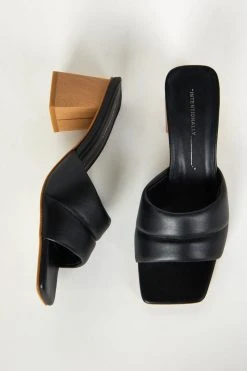 Intentionally Blank TABBI HEEL Black NEW ARRIVALS
