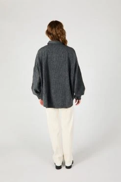 Intentionally Blank TRAD SHIRT GREY GARMENTS