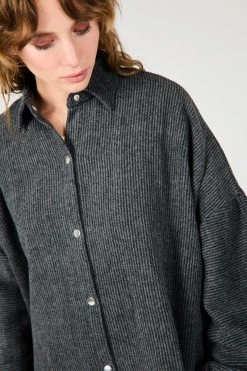 Intentionally Blank TRAD SHIRT GREY GARMENTS