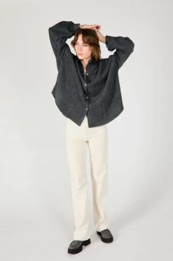 Intentionally Blank TRAD SHIRT GREY GARMENTS