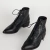 Intentionally Blank WEST HEELED BOOT BLACK SHOES 2 Intentionally Blank WEST HEELED BOOT BLACK SHOES