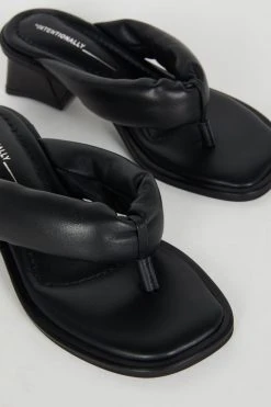 Intentionally Blank WHITMAN HEELED SANDALS Black NEW ARRIVALS