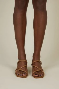 Intentionally Blank WILLOW HEELED SANDAL Toffee