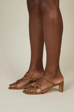 Intentionally Blank WILLOW HEELED SANDAL Toffee