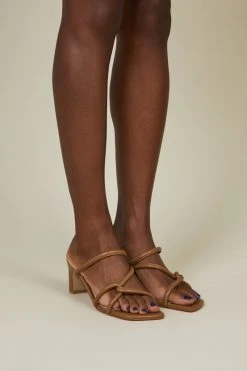 Intentionally Blank WILLOW HEELED SANDAL Toffee