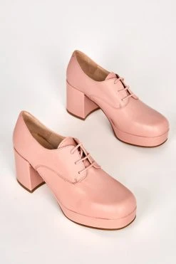 Intentionally Blank ALBANY PLATFORM OXFORD Pink SHOES 10 Intentionally Blank ALBANY PLATFORM OXFORD Pink SHOES
