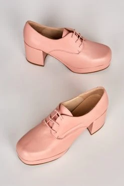 Intentionally Blank ALBANY PLATFORM OXFORD Pink SHOES