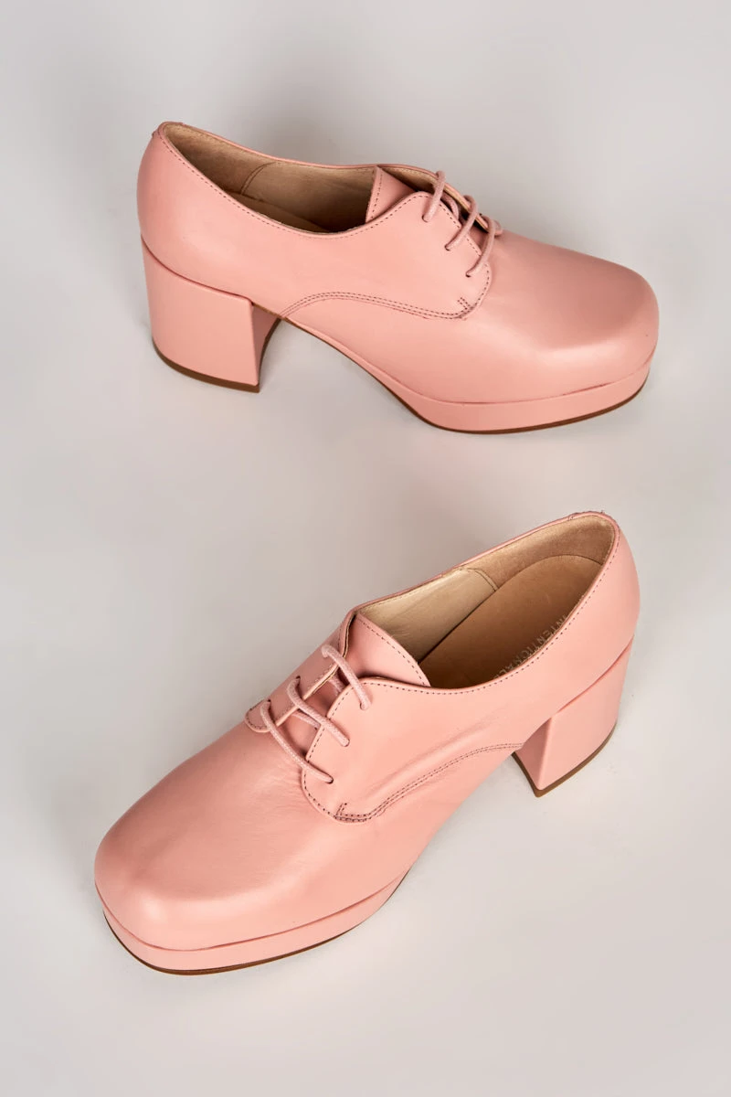 Intentionally Blank ALBANY PLATFORM OXFORD Pink SHOES 3 Intentionally Blank ALBANY PLATFORM OXFORD Pink SHOES