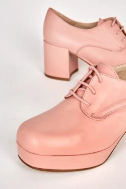 Intentionally Blank ALBANY PLATFORM OXFORD Pink SHOES 11 Intentionally Blank ALBANY PLATFORM OXFORD Pink SHOES