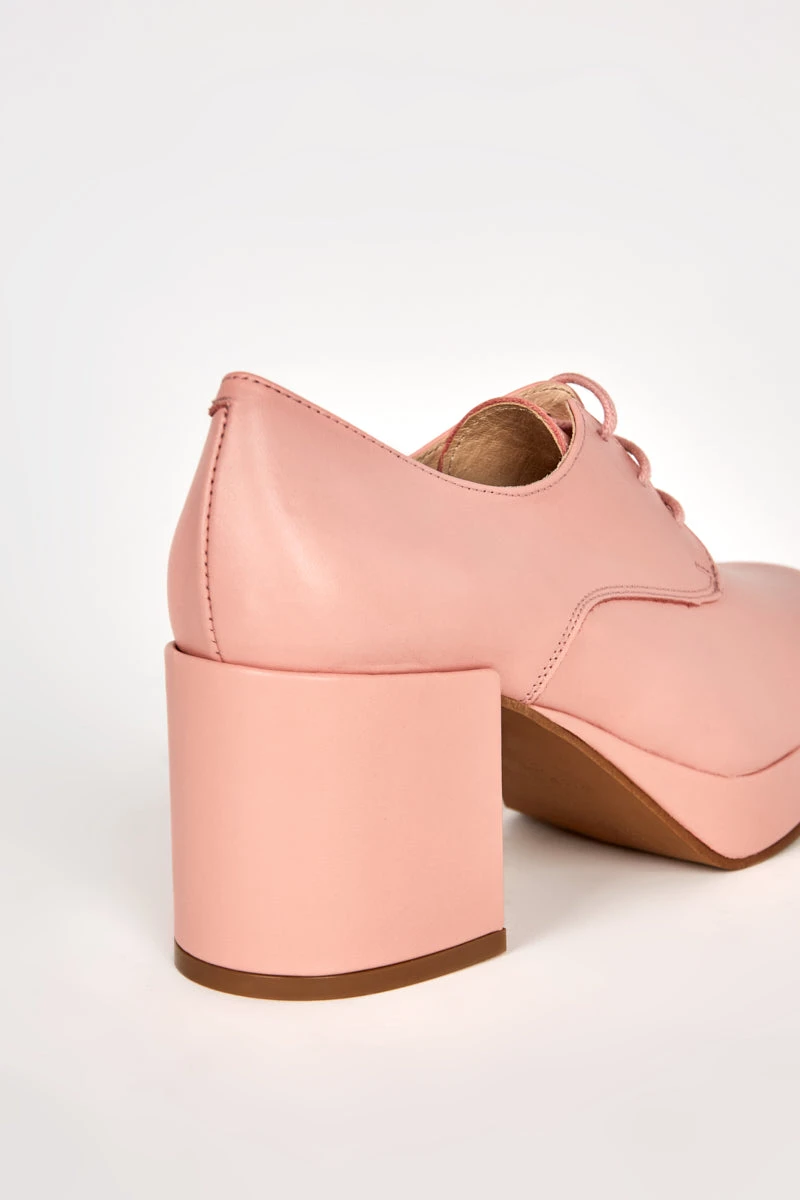 Intentionally Blank ALBANY PLATFORM OXFORD Pink SHOES 7 Intentionally Blank ALBANY PLATFORM OXFORD Pink SHOES