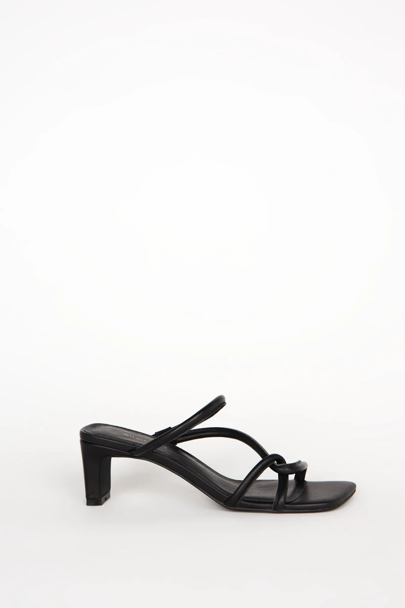 Intentionally Blank WILLOW HEELED SANDAL Black 8 Intentionally Blank WILLOW HEELED SANDAL Black