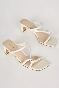 Intentionally Blank SHOES WILLOW HEELED SANDAL Cream